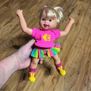 Vintage 1993 Toy Biz Casey‎ Cartwheel Cheerleader